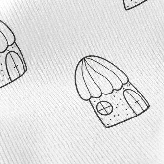 Hand Drawn Fairy Tale Houses Standard Corduroy