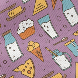 Cartoon Dairy Products Standard Corduroy