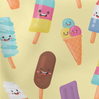 Happy Cartoon Popsicle Stretch Ponte