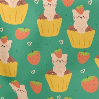 Cat Cup Cake Stretch Ponte
