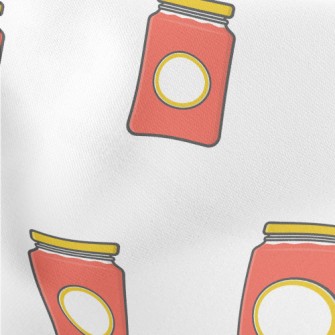 Cartoon Strawberry Jam Stretch Ponte