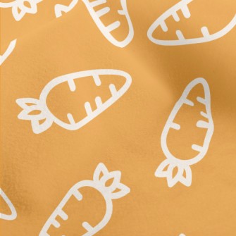Cartoon Carrot Micro Fleece