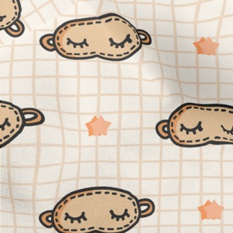 Cute Graffiti Eye Mask Micro Fleece