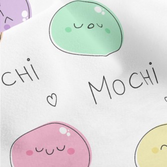 Kawaii Colorful Mochi Micro Fleece