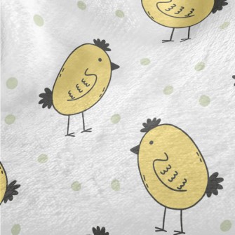 Cute Yellow Chick Minky