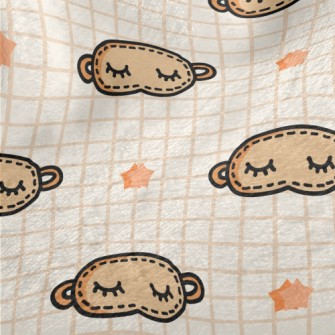 Cute Graffiti Eye Mask Minky