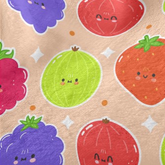 Fun And Cute Fruits Minky