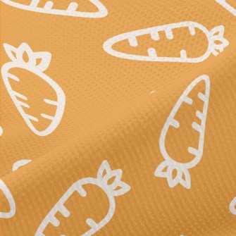 Cartoon Carrot Piqué