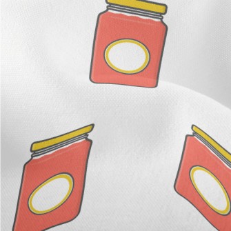 Cartoon Strawberry Jam Lightweight Performance Linen