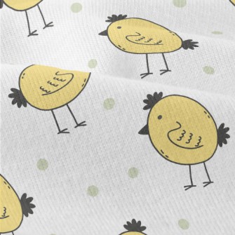 Cute Yellow Chick Modern Jersey