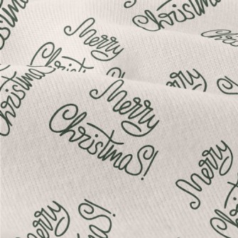 Handwritten Christmas Greeting Modern Jersey