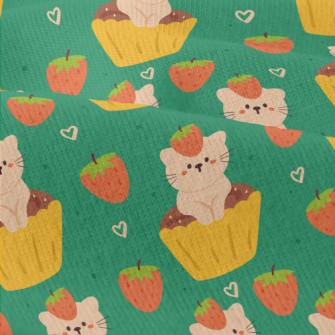 Cat Cup Cake Modern Jersey