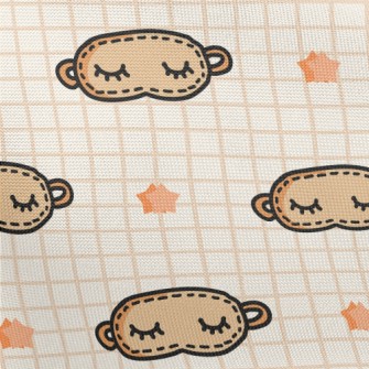 Cute Graffiti Eye Mask Pongee