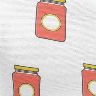 Cartoon Strawberry Jam Pongee