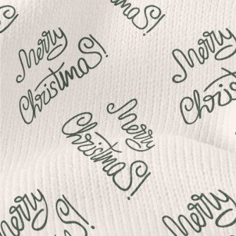 Handwritten Christmas Greeting Stretch Jersey