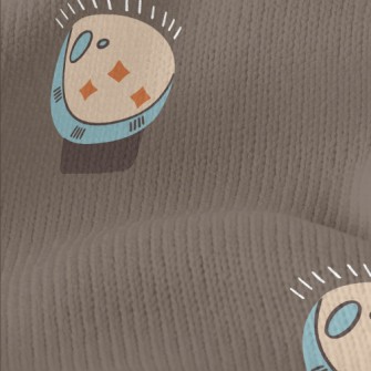 Vintage Hand-painted Crystal B Stretch Jersey