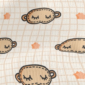 Cute Graffiti Eye Mask Stretch Jersey