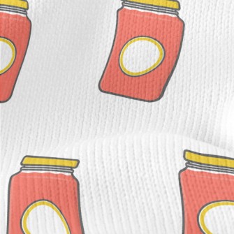 Cartoon Strawberry Jam Stretch Jersey