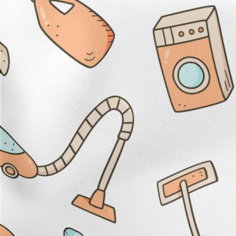 Household Cleaning Products Lightweight Cotton Poplin