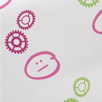 Gears And Expressions Midweight Cotton Poplin