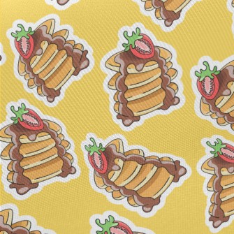 Strawberry Chocolate Muffins Midweight Cotton Poplin