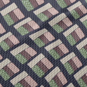 Hand Drawn Floral Pattern Birdseye Piqué