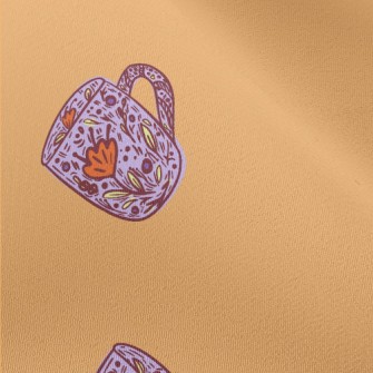 Flower Pattern Mug Chiffon