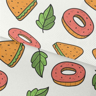 Sandwiches And Donuts Waterproof Oxford
