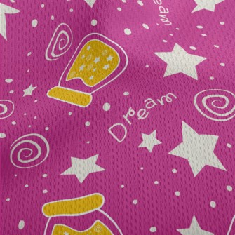 Magic Stars In Dreams Athletic Mesh Flat Back