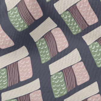 Hand Drawn Floral Pattern Terry