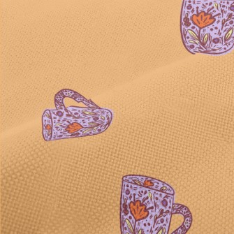 Flower Pattern Mug Performance Linen