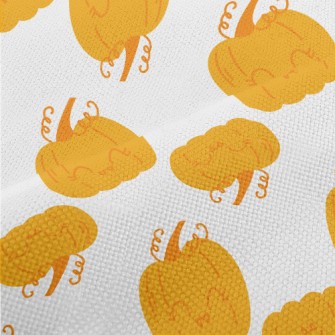 Cute Smiling Pumpkin Performance Linen