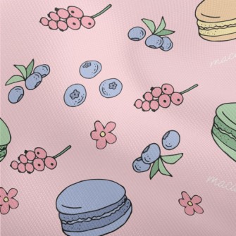 Macarons With Blueberries Dobby