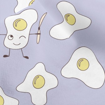 Funny Poached Eggs Micro Fleece