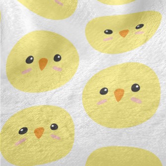 Cute Chicken Face Minky