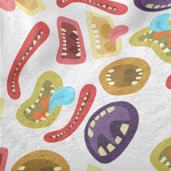 Colorful Monster Mouth Minky