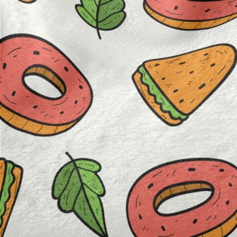 Sandwiches And Donuts Minky