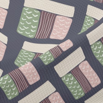 Hand Drawn Floral Pattern Piqué