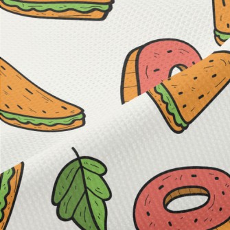 Sandwiches And Donuts Piqué