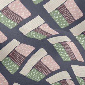 Hand Drawn Floral Pattern Lightweight Performance Linen