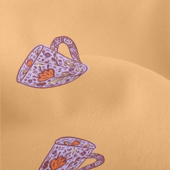 Flower Pattern Mug Lightweight Performance Linen