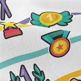 Cartoon Sports Trophy Modern Jersey