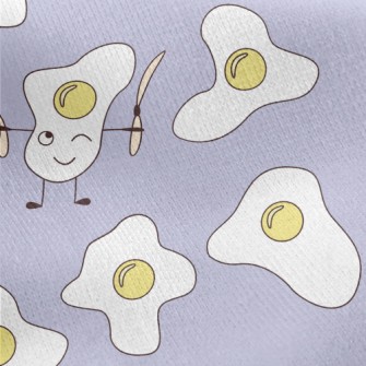 Funny Poached Eggs Jersey Backed Fleece