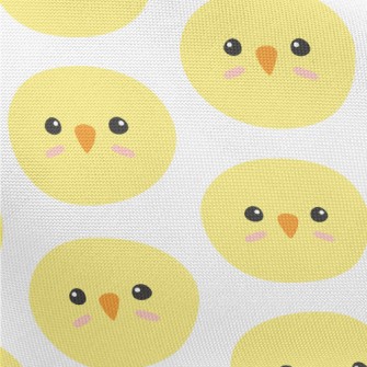 Cute Chicken Face Pongee