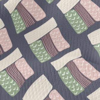 Hand Drawn Floral Pattern Stretch Jersey