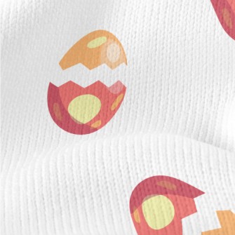 Happy Easter Eggs Stretch Jersey