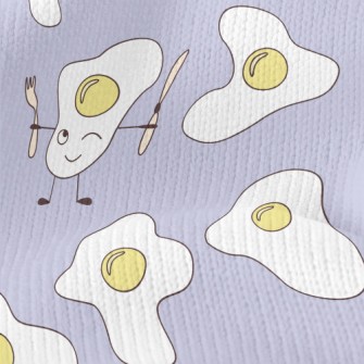 Funny Poached Eggs Stretch Jersey