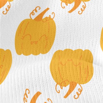 Cute Smiling Pumpkin Stretch Jersey