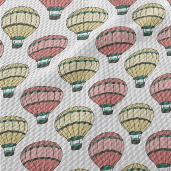 Two-color Three-dimensional Ho Birdseye Piqué