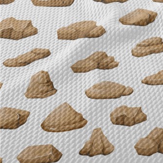 Strange Shaped Stones Birdseye Piqué